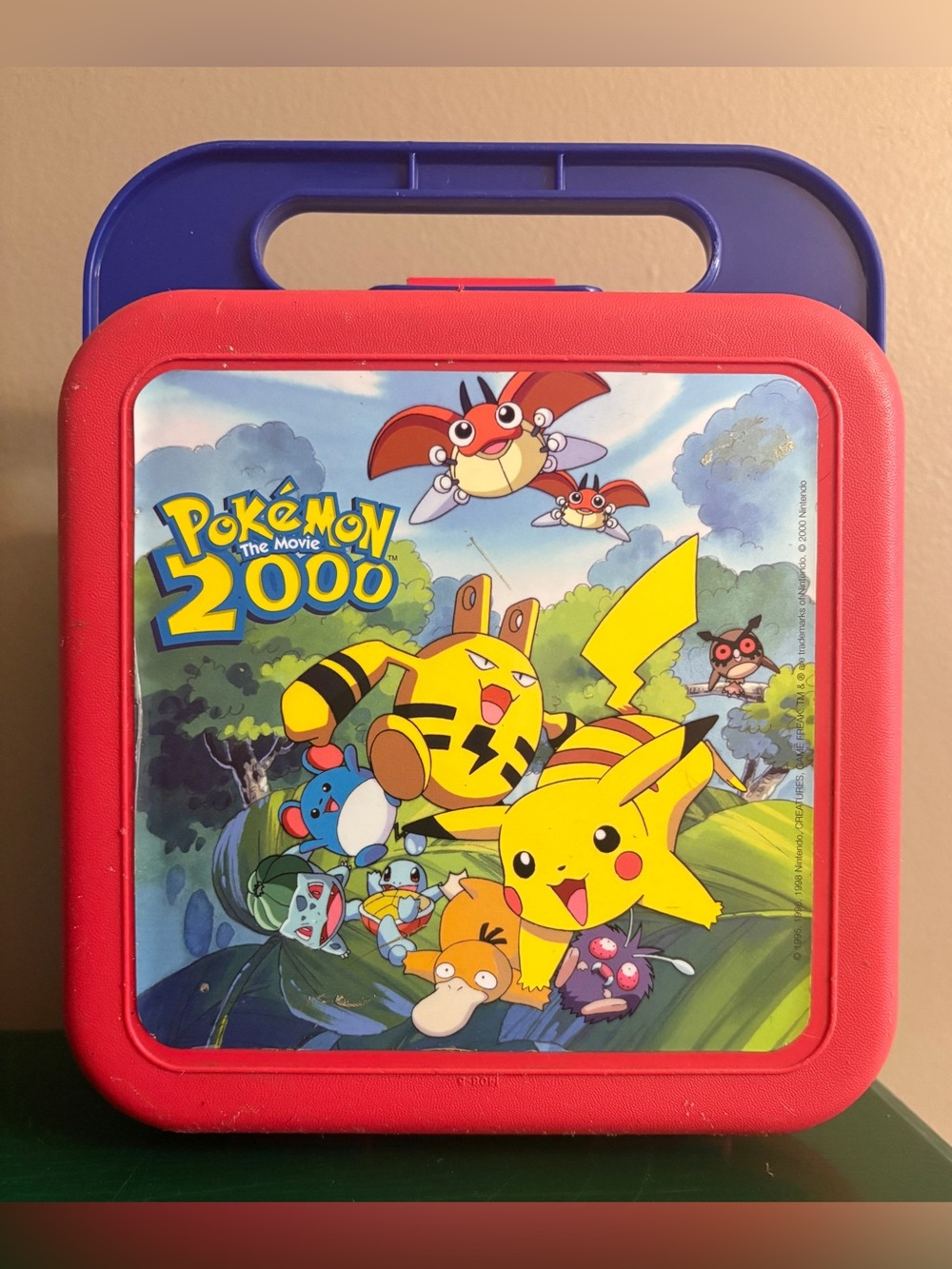 Pokémon The Movie 2000 Tupperware Lunchbox